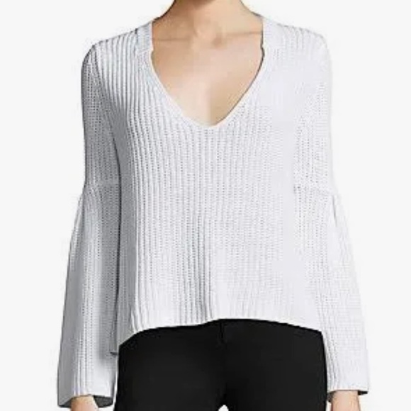 Free People Sweaters Free People Damsel Bell Flare Sleeve Knit Sweater M - Picture 4 of 13